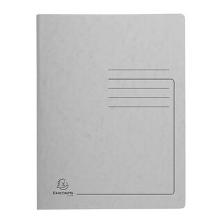 EXACOMPTA Spiralhefter - A4, 300 Blatt, Karton, 355 g/qm, grau
