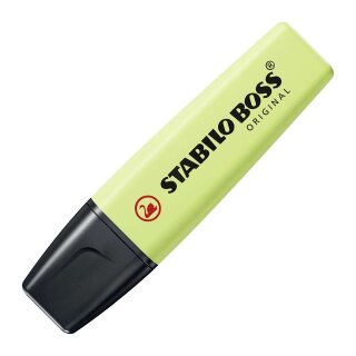 STABILO® Textmarker - STABILO BOSS ORIGINAL Pastel - Einzelstift - Prise von Limette