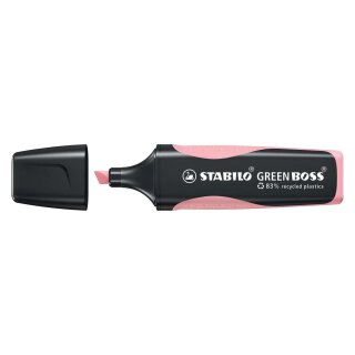 STABILO® Textmarker STABILO® GREEN BOSS® Pastel, rosiges Rouge