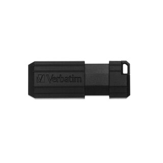 VERBATIM USB Stick 2.0 PinStripe - 32 GB, schwarz