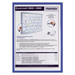 Franken X-tra!Line® Dokumentenhülle Frame It - A3, Hartfolie, matt, blau