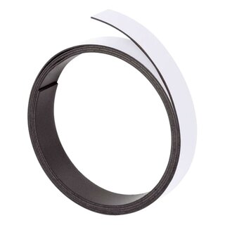 Franken Magnetband - 100 cm x 15 mm, weiß