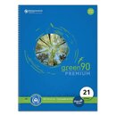 Collegeblock A4 80BL Lin21 STAUFEN GREEN 040835021