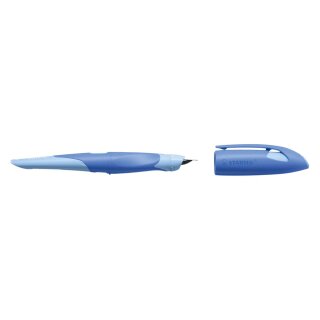 STABILO® 5013/6-41 Ergonomischer Schulfüller EASYbirdy® Pastel Edition - A, blau/hellblau, Linkshänder