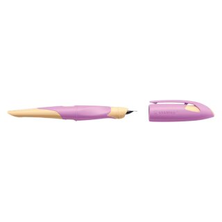 STABILO® 5013/7-41 Ergonomischer Schulfüller EASYbirdy® Pastel Edition - A, soft pink/apricot, Linkshänder