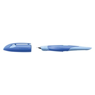 STABILO® 5012/6-41 Ergonomischer Schulfüller EASYbirdy® Pastel Edition - M, blau/hellblau, Rechtshänder