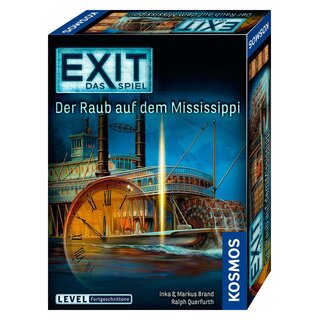 Kosmos 691721 Familienspiel EXIT Das Spiel - Der Raub auf dem Mississippi