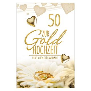 Franz Weigert 72-2150 Goldhochzeitskarte - inkl. Umschlag
