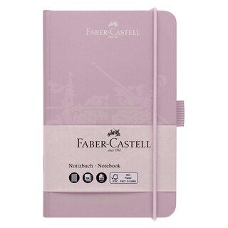 Faber-Castell 10027828 Notizbuch - A6, kariert, 194 Seiten, rose shadows