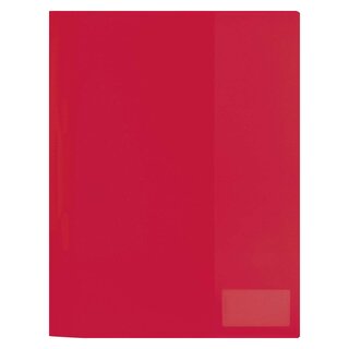 Herma 19490 Schnellhefter - A4, PP, transluzent rot