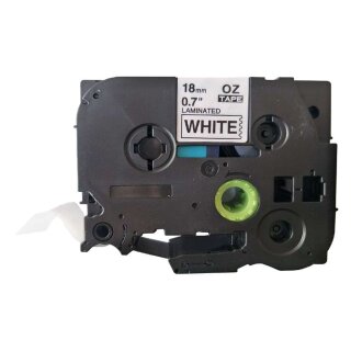 Q-Connect® KF18798 Schriftband TZe-241 kompatibel - 18 mm x 8 m, schwarz auf weiß