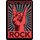 Schild Spruch "Tune up, Turn loud, Rock" 20 x 30 cm Blechschild