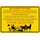 Hinweisschild Text "Bitte nicht füttern! (Pferde gelb)" 30 x 20 cm Blechschild