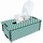 Werkhaus Tissuebox Zick-Zack-Muster Blau