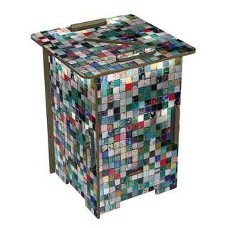 Werkhaus Twinbox (Spardose und Stifteköcher) Mosaik-Design Mehrfarbig