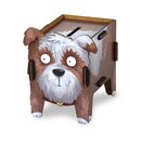 Werkhaus Twinbox (Spardose und Stifteköcher) Hund Braun