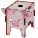 Werkhaus Twinbox (Spardose und Stifteköcher) Schwein Rosa