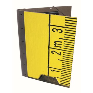 Werkhaus Sammelmappe Zollstock Gelb