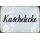 Schild Spruch "Kuschelecke" 30 x 20 cm Blechschild