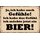 Schild Spruch "Ja ich habe auch Gefühle Bier" 30 x 20 cm Blechschild