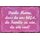 Schild Spruch "Danke Mama, dass du uns hilfst" 30 x 20 cm Blechschild