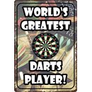 Schild Spruch "World´s Greatest Darts...