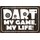 Schild Spruch "Dart my Game my Life" 30 x 20 cm Blechschild