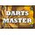 Schild Spruch "Darts Master" 30 x 20 cm Blechschild