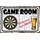 Schild Spruch "Game Room Beer" 30 x 20 cm Blechschild