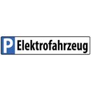 Hinweisschild "Parkplatz Elektrofahrzeug" 46 x...