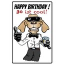 Schild Spruch "Happy Birthday 30 ist cool" 20 x...