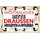 Schild Spruch "Nichtraucher bitte draussen Nichtrauchen" 30 x 20 cm Blechschild