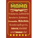 Schild Spruch "Mama immer da" 20 x 30 cm...