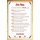 Schild Spruch "Liebe Mama, Danke sagen" 20 x 30 cm Blechschild