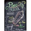 Schild Motiv "Pisco Sour" 20 x 30 cm Blechschild