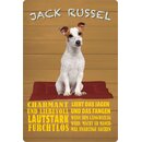 Schild Spruch "Hund Jack Russel Charmant...