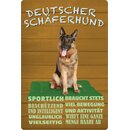 Schild Spruch "Hund Deutscher Schäferhund...