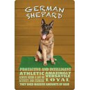 Schild Spruch "Hund German Shepard Intelligent...