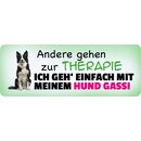 Schild Spruch "Andere gehen zur Therapie" 27 x...