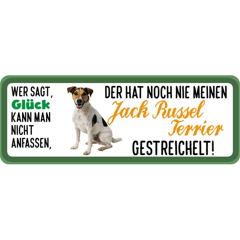 Fashionalarm Turnbeutel Mit Dackel-Spruch – „Wer Sagt, Glück Kann Man Nicht Anfassen?“ – Aus Baumwolle, 37x46 Cm
