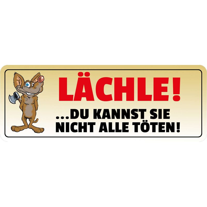MoonWorks Magic-Tasse – Farbwechsel Mit Spruch 'Lächle, Du Kannst Sie Nicht Alle Töten', 325 Ml, Thermo-Effekt