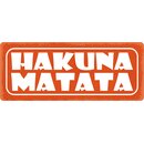 Schild Spruch "Hakuna Matata" 27 x 10 cm...