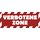 Schild Spruch "Verbotene Zone" 27 x 10 cm Blechschild rot