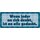 Schild Spruch "Wenn jeder an sich denkt, ist an alle gedacht." 27 x 10 cm Blechschild