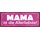 Schild Spruch "Mama ist die Allerliebste!" 27 x 10 cm Blechschild