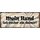 Schild Spruch "Mein Hund ist cooler als deiner!" 27 x 10 cm Blechschild