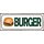 Schild Spruch "Burger" 27 x 10 cm Blechschild