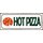 Schild Spruch "Hot Pizza" 27 x 10 cm Blechschild