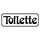 Schild Spruch "Toilette" 27 x 10 cm Blechschild