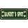 Schild Spruch "Bandit´s Spot" 27 x 10 cm Blechschild